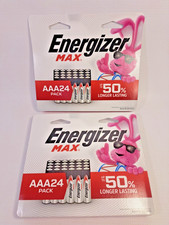 Energizer MAX AA Batteries 48 Count  2x 24 Expires 12/2036 Long Lasting Power