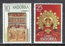 Andorra Spanish 1974 Craft Yvert N°83 And 84 New MNH
