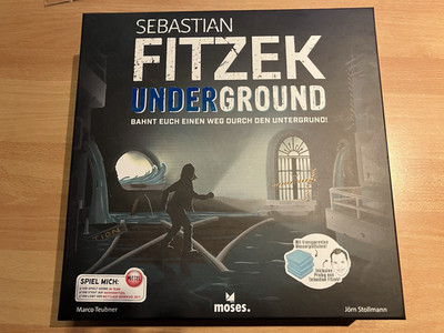 Underground Sebastian Fitzek von Moses, ab 12Jahren, 1-4 Spieler, ca.45min