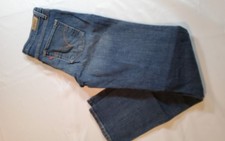Levi's Denizen womens mid rise skinny jeans size 8 stretch blue dark wash