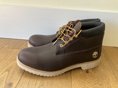 Timberland 1973 Newman Mid Waterproof Boots Brown Men SZ 12 NWOB Defects
