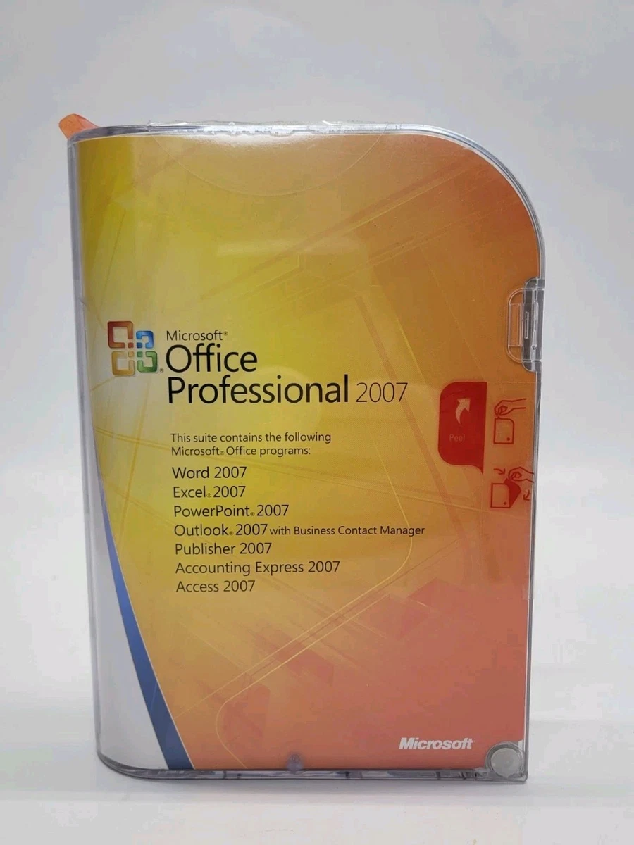 Microsoft Office 2007 Cd for sale - eBay