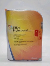 Genuine Microsoft Office Professional 2007 Full Retail Version w/ Key "Open Box"
