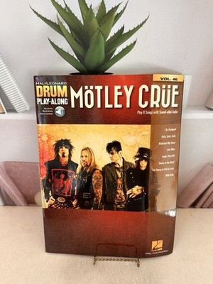 Motley Crue for Drum Play-Along Vol 46 Sheet Music Rock Song Book Online Audio