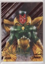 2022 Fleer Ultra Avengers Red Foil Artist 37/63 Vision Tom Fleming #83 Auto 0y3
