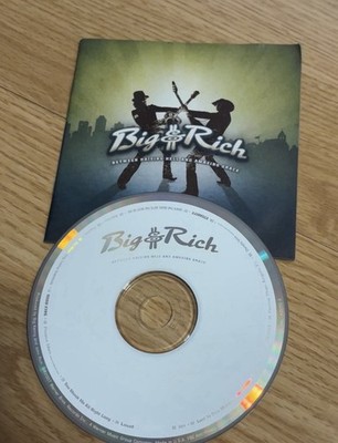 Between Raising Hell and Amazing Grace by Big & Rich (CD 2007) + Rare Promo Card