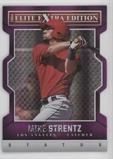 2014 Panini Elite Extra Edition Status Purple Die-Cut /150 Mike Strentz #100 0c6