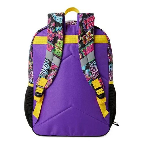 Nickelodeon That Girl Lay Lay Girls Printed Backpack Purple Pink Multi-Color New - Picture 3 of 11