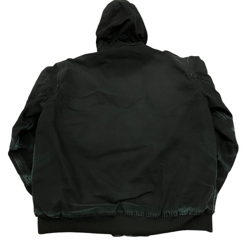 Giacca Carhartt Active vintage J140 nera foderata trapuntata uomo XL made in USA - Foto 13 di 20