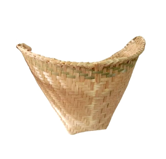 Thai Sticky Rice Steamer Bamboo Vintage Thai Style Culture (Size 32x27x27 cm.)