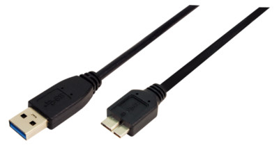 0,6m USB 3.0 A zu Micro B Stecker Daten Kabel Festplatte HDD USB Anschlusskabel