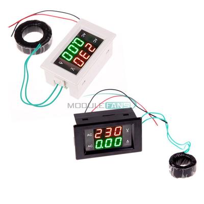 Digital LCD Volt Ampere Amp Meter Voltmeter Dual Panel Guage AC 100-300V/200A M