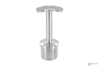 Edelstahl HandlaufstüTze FüR 42,4X2,0Mm, Platte 90° FüR 42,4Mm, V4A