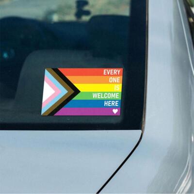 Everyone Is Welcome Here Car Sticker Hot A5 Y1O8 D7L6 I9P1 WCK