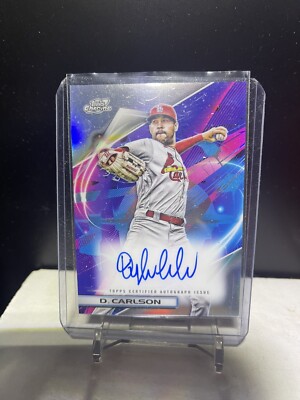 2022 Topps Cosmic Chrome Auto Dylan Carlson #CCA-DC Auto