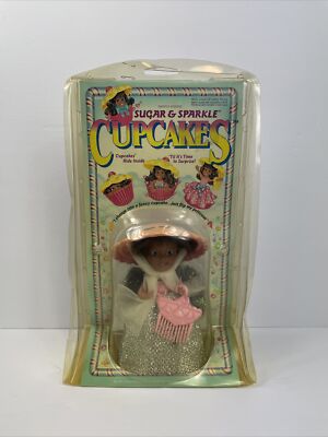 NEW vintage 1990 Tonka Cupcakes Sugar & Sparkle Crystal Doll NIP NOS READ