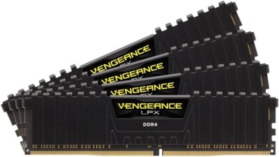 CORSAIR VENGEANCE LPX 64GB (4 x 16GB) DDR4 DRAM 2666MHz - CMK64GX4M4A2666C16