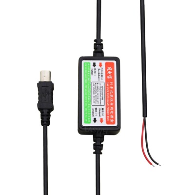 10ft Mini USB Hardwire Car Charger Power Cord for Crosstour