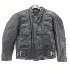 Pro-Rider Leather Jacket Mens Size 40 Full Zip Coat Removable Liner Padded