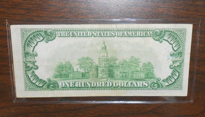 1934 B $100 H NOTE - h02556142 A DETAILS SEE DESCRIPTION - Image 4 of 4