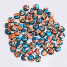 Oyster Copper Turquoise Round Cabochon Loose Gemstone Wholesale Lot