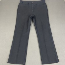 Vintage Levis Pants Mens 36x30  Black Bootcut Dacron Polyester 90s USA