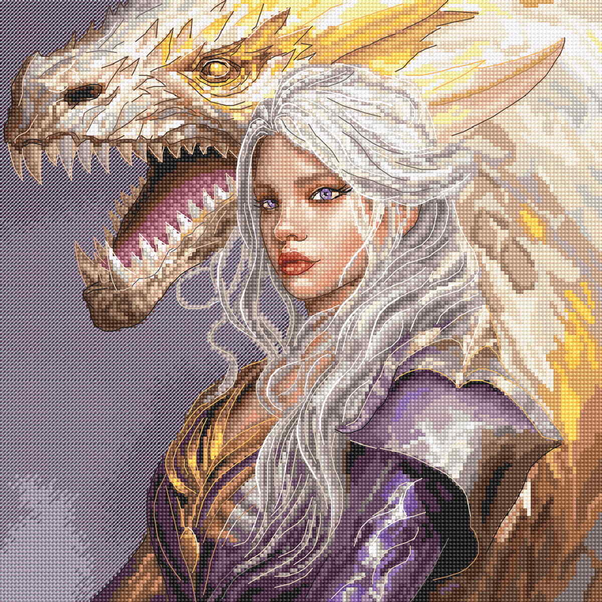 Letistitch counted cross stitch kit ""The Bond"", 25x25cm, DIY