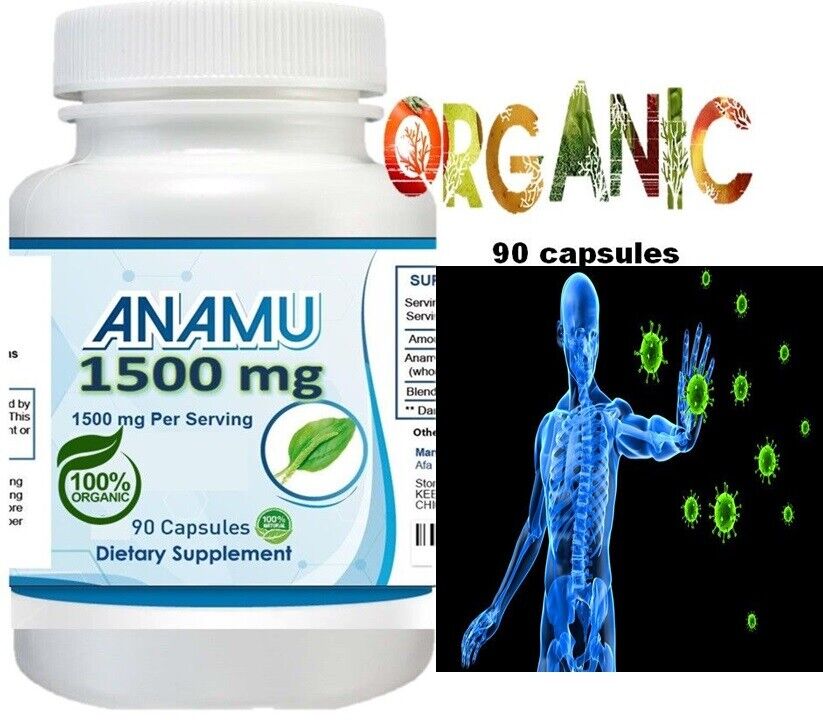 Anamu (Ghinea Hen-weed)  Boost Immune-Reduce Inflammation 1500 mg 90 capsules 