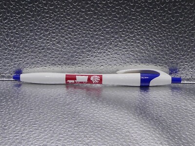 Michigan Sugar Pioneer Big Chief White Red Blue Advertising Ballpoint Pen