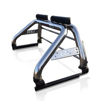 Bragan™ Sport Chrom Roll Bar Mit LED Bremsleuchte FüR Mitsubishi L200 2019-2023