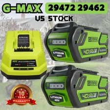 40 V 6.0Ah 29472 For Greenworks 40V Lithium G-MAX Battery /Charger 29462 24312