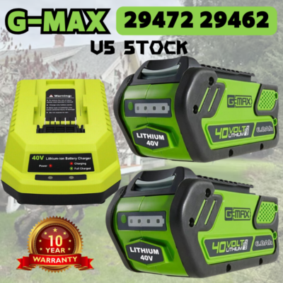 #ad 40 V 6.0Ah 29472 For Greenworks 40V Lithium G MAX Battery Charger 29462 24312 $296.00