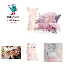 Unicorn Kids Real Baking Set with storage case, real working utensils, cookie...