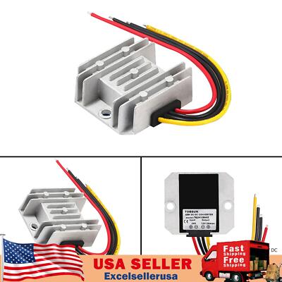 WaterProof 24V to 12V 5A 60W Step Down DC/DC Power Converter Regulator UE