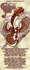 MINT & SIGNED Warren Haynes Allman Brothers 20th Christmas Jam Poster 575/655