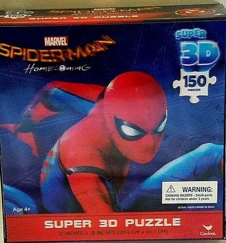 Spider-Man Miles Morales and Spider-Man 2099 3D Lenticular 200pc Jigsaw  Puzzle