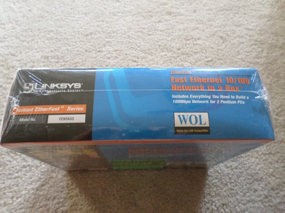 Linksys EtherFast Network Starter Kit - hub - 5 ports - Brand New - Image 4 of 4