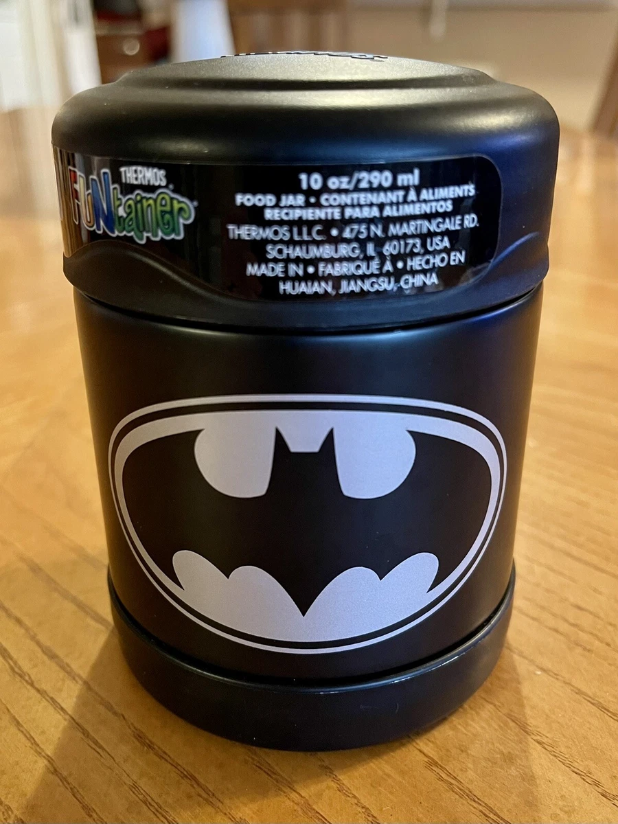 Batman Thermos Funtainer 10 Ounce Stainless Steel Vacuum Insulated Food Jar