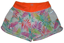 Athleta Girl Size 12 Record Breaker 3" Floral Lined Shorts Running
