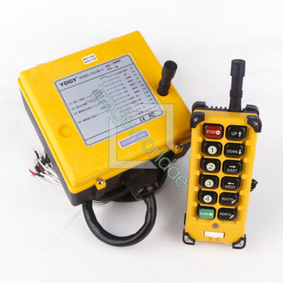 1 Emitter +1 Receiver Hoist Crane Radio Wireless Remote Control AC 24V F23-BB