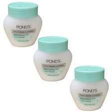  3 Pack NEW Pond's Cold Cream Cleanser and Removes Make-Up 6.10 Ounces