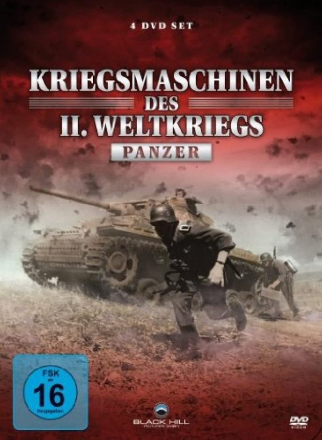 Kriegsmaschinen des 2. Weltkriegs - Panzer, 4 DVDs (DVD)