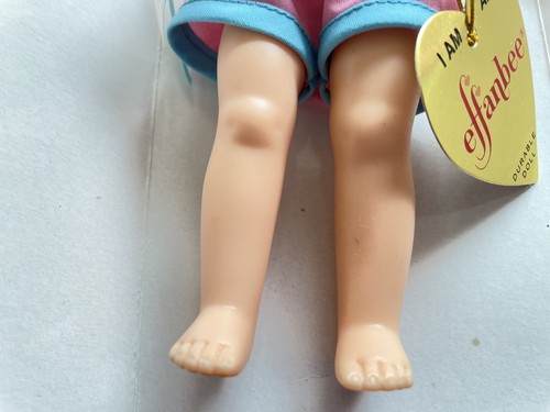 Vintage Effanbee Tinyette Doll Pink V667 Patsy Family 7" Vinyl Doll New - Picture 7 of 14