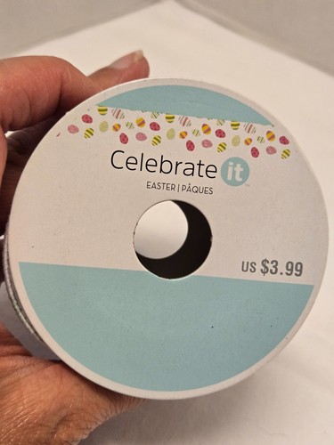 New Set of 5 Spools of Michaels and Joann Easter Themed Ribbon - Picture 6 of 16