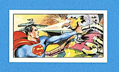 1967 1972 Primrose Confectionery Superman Robot Terror England Card #6
