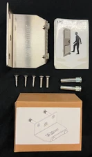 Trimco UFP.316S Door Pull Plate 4-1/2" W x 2" L x 3" ultimate foot pull bathroom