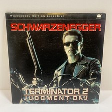 Terminator 2 Judgment Day Schwarzenegger Laserdisc Laser Disc Widescreen 2 disc