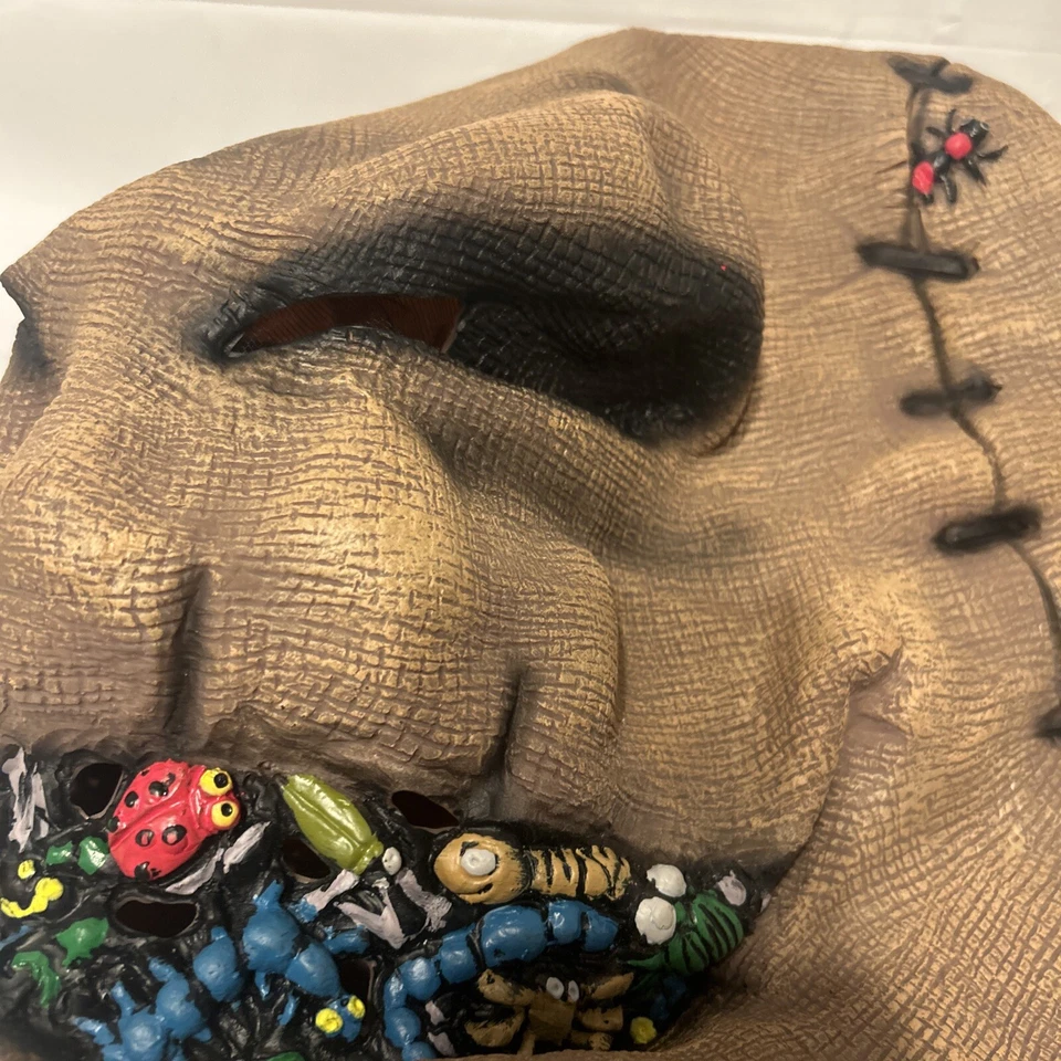 Disney Nightmare Before Christmas Oogie Boogie Halloween Mask Rubber Costume - Image 3 of 4