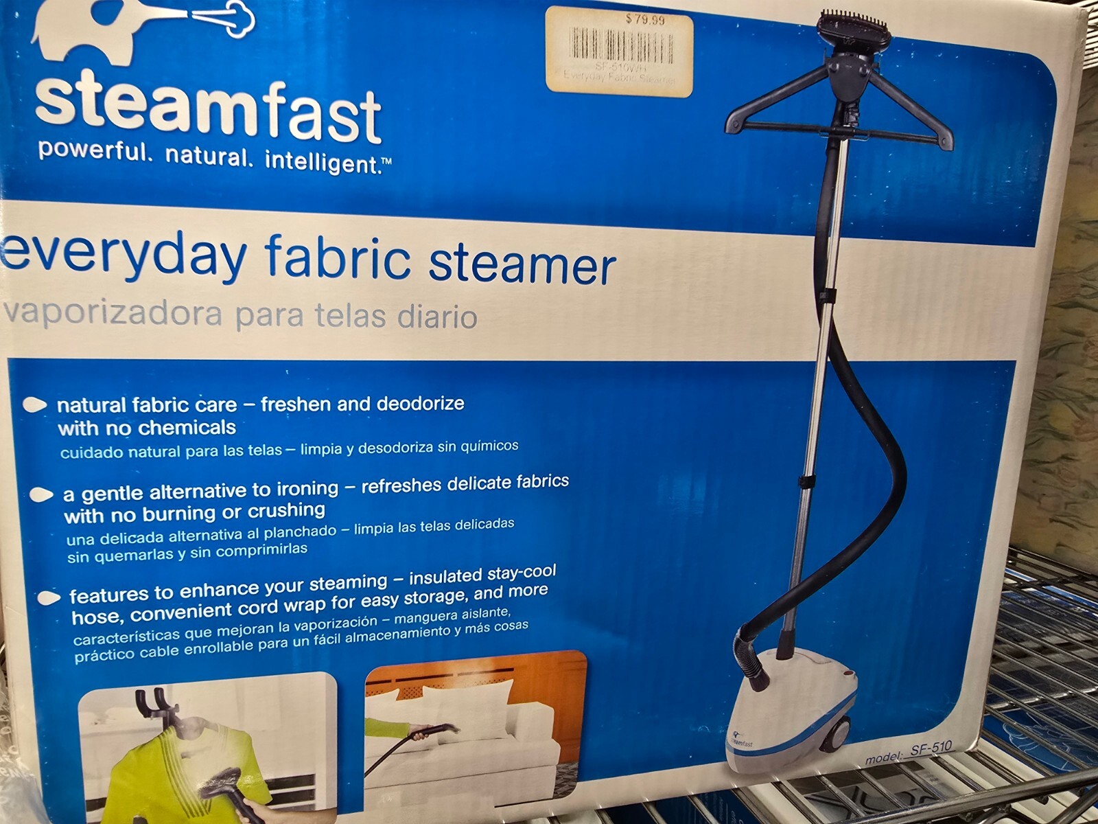 Steamfast SF510 everyday fabric steamer - New in Box