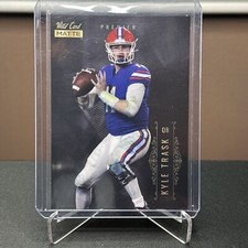 2021 Wild Card: Kyle Trask Matte Black Rookie Card No. MBC-4